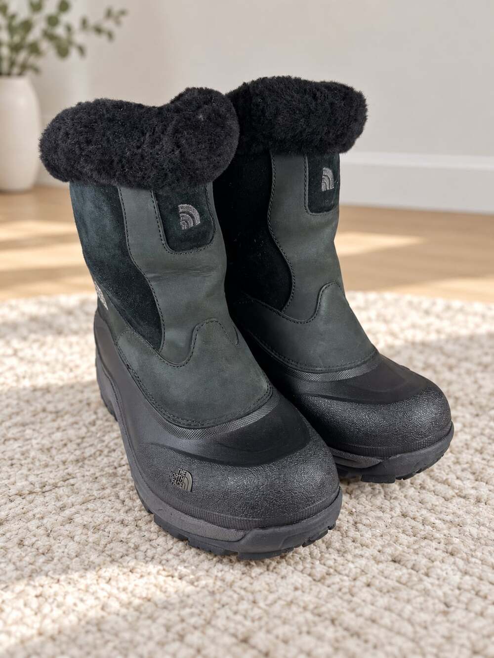 The North Face Greenland Zip II Women’s Snow Boots 7.5 Black PrimaLoft 400g